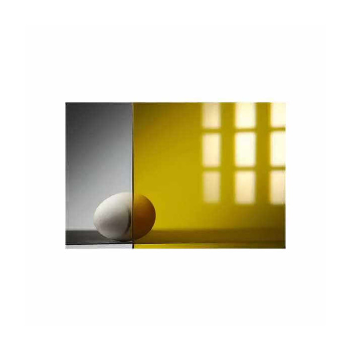 Монолитный поликарбонат 3 мм КИВИ желтый 2050х3050 мм