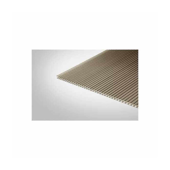 Сотовый поликарбонат 6 мм КОЛИБРИ бронза 2100х6000 мм